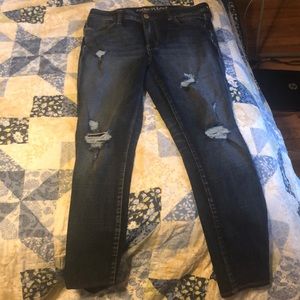 America Eagle Hi-Rise jeggings 14 regular